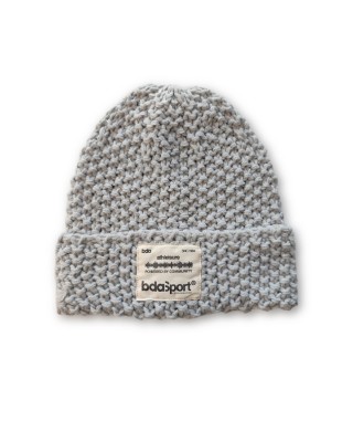 Body Action Bulky Rib Knit Beanie Hat Light Grey Σκουφιά