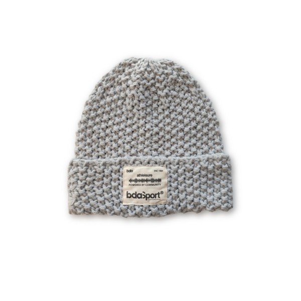 Body Action Bulky Rib Knit Beanie Hat Light Grey Σκουφιά
