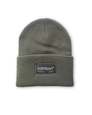 Body Action Ribbed Knit Beanie Hat Khaki Grey Σκουφιά