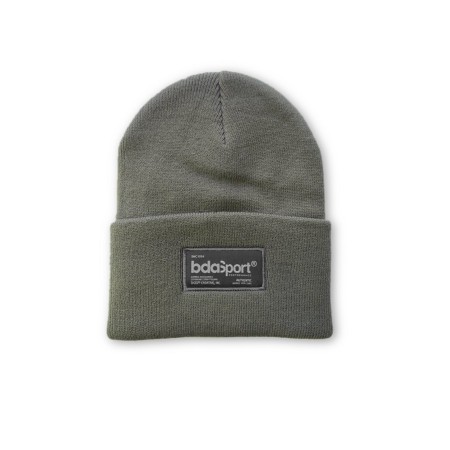 Body Action Ribbed Knit Beanie Hat Khaki Grey Σκουφιά