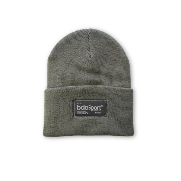 Body Action Ribbed Knit Beanie Hat Khaki Grey Σκουφιά