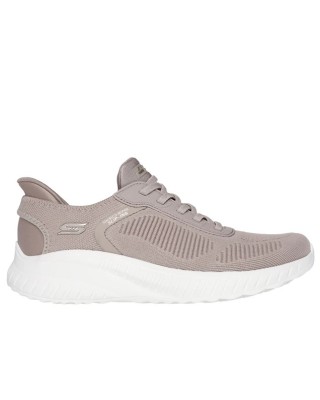 Skechers Bobs Squad Chaos Μπέζ Γυναικεία Παπούτσια 