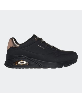 Skechers Uno-Shimmer Away Μαύρο Γυναικεία Παπούτσια 