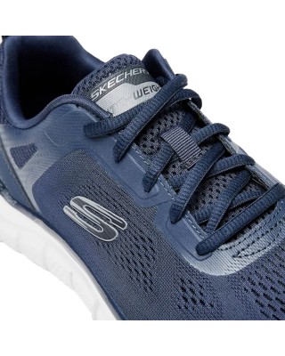 Skechers Track-Broader Μπλέ Ανδρικά Παπούτσια 