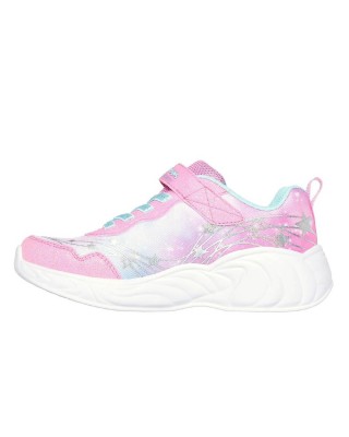 Skechers Lighted Unicorn Dreams Ροζ-Τυρκουαζ Παιδικά Παπούτσια Με Φωτάκια