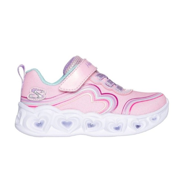 Skechers Retro Hearts Βρεφικά Παπούτσια Με Φωτάκια