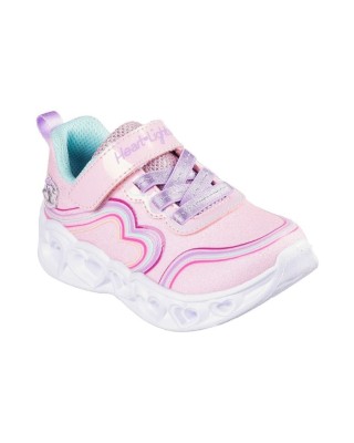 Skechers Retro Hearts Βρεφικά Παπούτσια Με Φωτάκια
