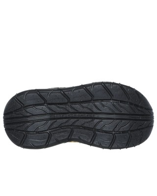 Skechers Gore & Strap Vehicle Details Γκρι-Κιτρινο Βρεφικά Παπούτσια 