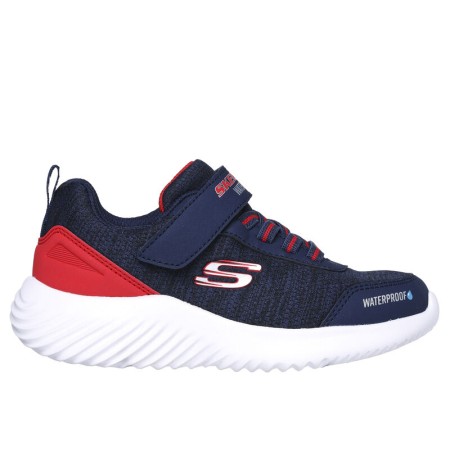Skechers Dripper Drop Μπλέ Σκούρο-Κόκκινο Παιδικά Παπούτσια 