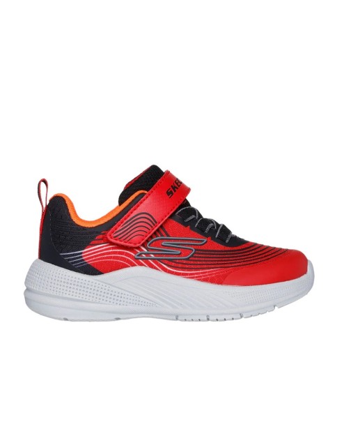 Skechers Lightweight Toddler Gore & Strap Κόκκινο-Μαύρο Βρεφικά Παπούτσια Skechers Lightweight Toddler Gore & Strap Κόκκινο-Μαύρο Βρεφικά Παπούτσια