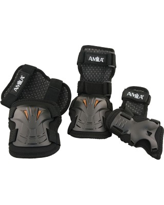 Amila Σετ Προστατευτικά Μαύρα Medium