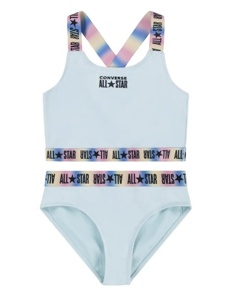 Converse 2Pc Gradient Logo Swimsuit Γαλάζιο Παιδικά Μαγιό Converse 2Pc Gradient Logo Swimsuit Γαλάζιο Παιδικά Μαγιό