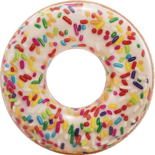 INTEX Φουσκωτο Στρωμα Θαλασσης Donut Mε Τρουφες