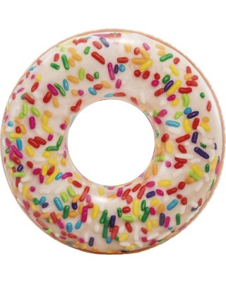 INTEX Φουσκωτο Στρωμα Θαλασσης Donut Mε Τρουφες