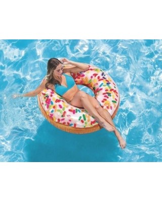 INTEX Φουσκωτο Στρωμα Θαλασσης Donut Mε Τρουφες