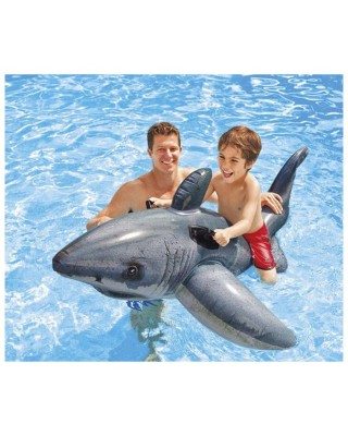 INTEX Great White Shark Ride-on Ζώα Φουσκωτά INTEX Great White Shark Ride-on Ζώα Φουσκωτά