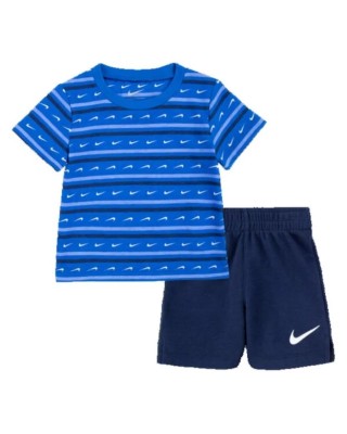 Nike B Swoosh Stripe Βρεφικά Καλοκαιρινά Σετ