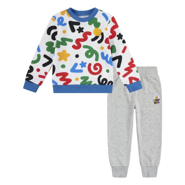 Converse Squiggle Aop Crew Set Βρεφικά Σετ Φόρμας