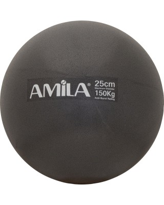 Amila Μπάλα Πιλάτες 25Cm 180Gr Bulk - Μαύρο 