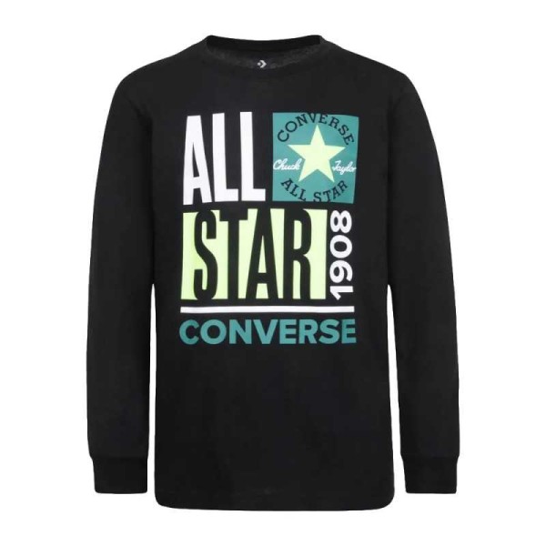 Converse All Star Converse Stackup Tee Παιδικές Μπλούζες Converse All Star Converse Stackup Tee Παιδικές Μπλούζες