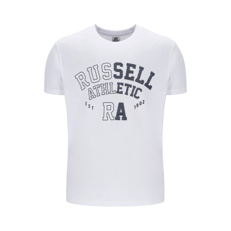 Russell Blaine-S/S  Crewneck Λευκο/Uwh Ανδρικά T-Shirt 