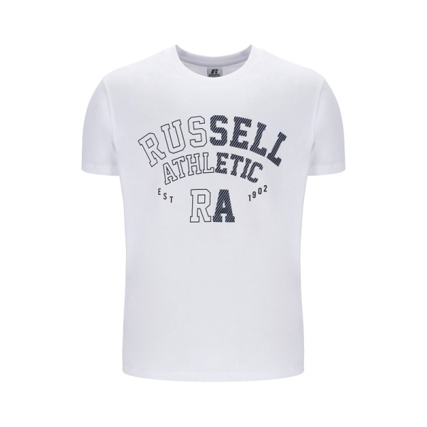 Russell Blaine-S/S Crewneck Λευκο/Uwh Ανδρικά T-Shirt Russell Blaine-S/S Crewneck Λευκο/Uwh Ανδρικά T-Shirt