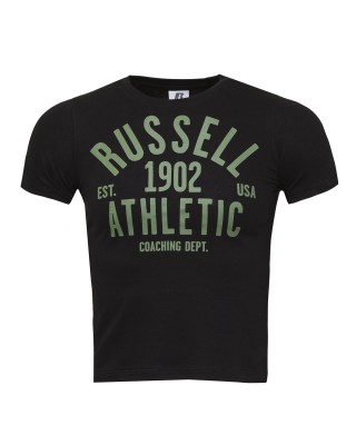 Russell S/S Crewneck Μαυρο Παιδικά T-Shirt Russell S/S Crewneck Μαυρο Παιδικά T-Shirt