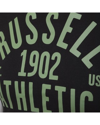 Russell S/S Crewneck Μαυρο Παιδικά T-Shirt 
