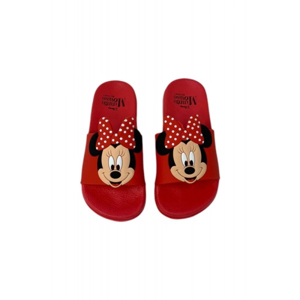 Disney Minney Slide 3D Red Παιδικές Παντόφλες