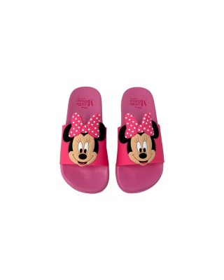 Disney Minney Slide 3D Ροζ Παιδικές Παντόφλες