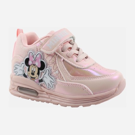 Disney Marvel DC Minnie With Lights Pink Παιδικά Παπούτσια Με Φωτάκια