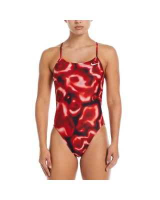 Nike Cutout One Piece University Red Γυναικεία Μαγιό