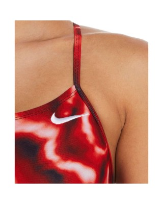 Nike Cutout One Piece University Red Γυναικεία Μαγιό