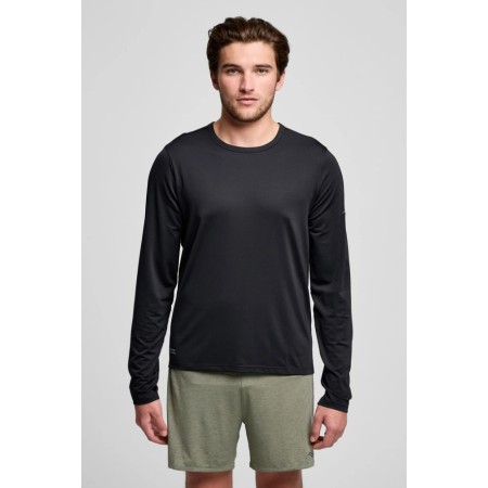 Saucony Stopwatch Long Sleeve Ανδρικές Μπλούζες 