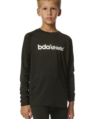 Body Action K Base Layer Long Sleeved Top Παιδικό Ισοθερμικό Μαύρο