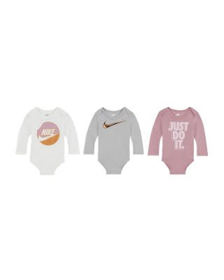 Nike 3 Pc L/S Bodysuit Βρεφικά Εσώρουχα
