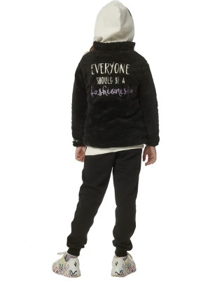 Body Action G Fluffy Fleece Jacket Παιδικές Ζακέτες