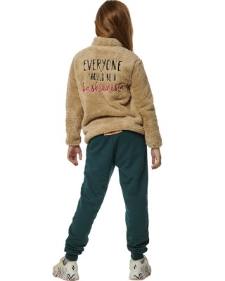 Body Action G Fluffy Fleece Jacket Παιδικές Ζακέτες
