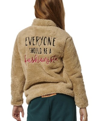 Body Action G Fluffy Fleece Jacket Παιδικές Ζακέτες