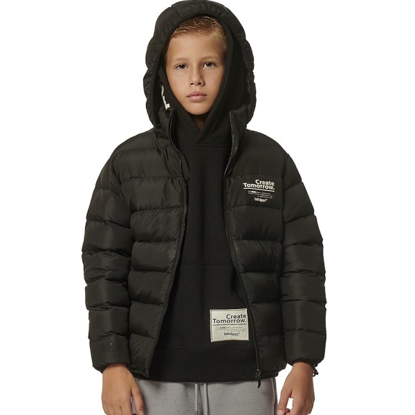 Body Action B Puffer Jacket With Detachable Hood Παιδικά Μπουφάν 