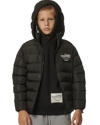 Body Action B Puffer Jacket With Detachable Hood Παιδικά Μπουφάν 
