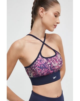 Reebok Mod Safari Poly Bralette Μοβ Αθλητικά Μπουστάκια 