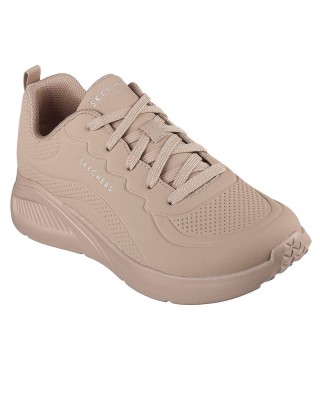Skechers Deboss Durabuck Lace Up Fashion Sneaker Γυναικεία Παπούτσια