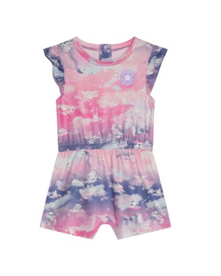 Converse Printed Romper Βρεφικά Καλοκαιρινά Σετ