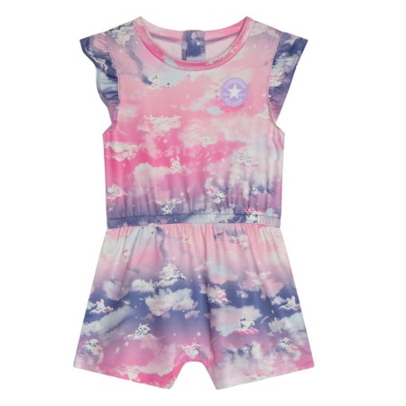 Converse Printed Romper Βρεφικά Καλοκαιρινά Σετ