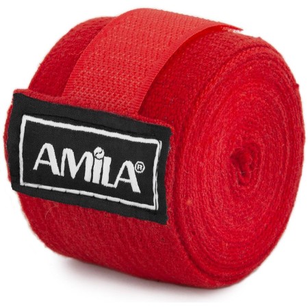 Amila Μπανταζ Πυγμαχιας Ελαστικο 3m Κόκκινο Amila Μπανταζ Πυγμαχιας Ελαστικο 3m Κόκκινο