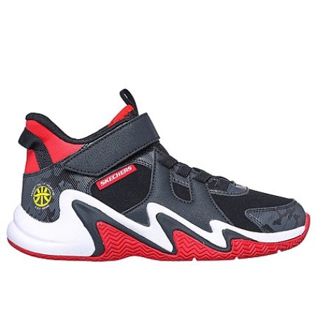 Skechers Shoe Basketball Μαύρο-Κόκκινο Παιδικά Παπούτσια 