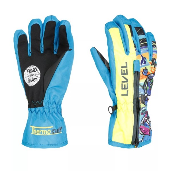 Level Junior Dudy Glove Light Blue Παιδικά Γάντια Σκι & Snowboard
