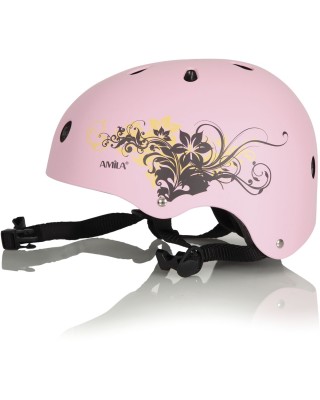 Amila Προστατευτικό Κράνος Ροζ ABS Medium