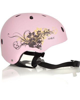 Amila Προστατευτικό Κράνος Ροζ ABS Medium